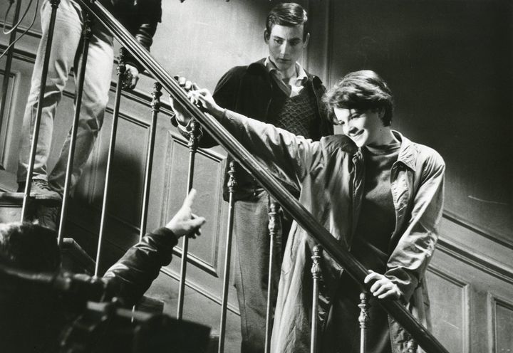 Juliette Binoche, tournage de Rendez-vous, André Téchiné, 1984.
 (Dityvon-Millon)