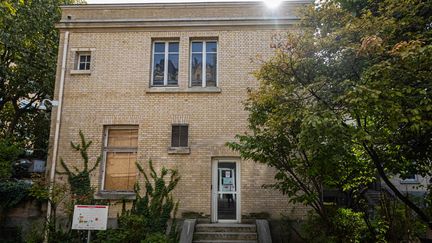 Le Pavillon des Sources, sur le site de l'Institut Curie, à Paris le 4 octobre 2023. (CHRISTOPHE PETIT TESSON / EPA)