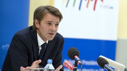 François Baroin, le ministre des Finances, à Wroclaw (Pologne), le 16 septembre 2011 (AFP/ADAM NURKIEWICZ)