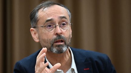 Robert Ménard à Béziers (Hérault), le 7 janvier 2022. (PASCAL GUYOT / AFP)