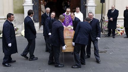 Les obsèques de Georges Lautner à Nice (30 novembre 2013)
 (Valéry Hache / AFP)