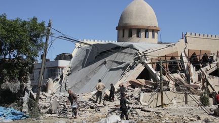 Le camp de réfugiés de Jabalia à Gaza (bande de Gaza), le 5 mars 2024. (MAHMOUD ISSA / ANADOLU / AFP)