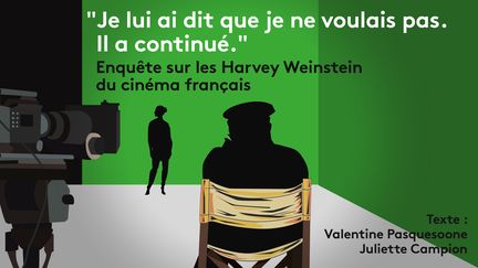 Enquête sur les Harvey Weinstein du cinéma français. (ANSELME CALABRESE / FRANCEINFO)