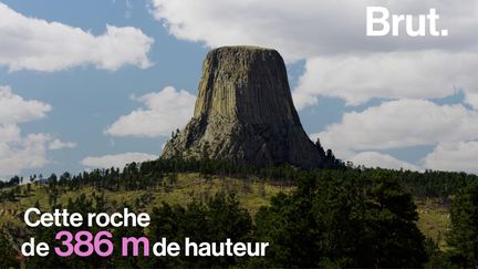 Il y a 65 millions d'années, naissait cette immense structure dressée au-dessus des plaines du Wyoming. Décor du film "Rencontre du troisième type" de Steven Spielberg, c'est la Devils Tower.