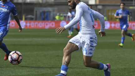 Lorenzo Insigne, à la fête face à Empoli (Naples) (ANDREAS SOLARO / AFP)