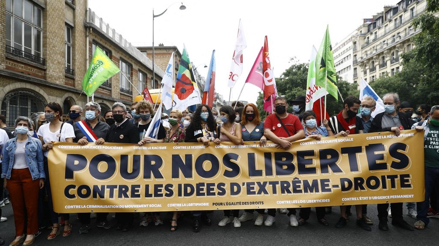 Marche des libertés des manifestations dans 140 villes de France