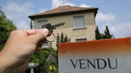 Une maison vendue à son nouveau propriétaire. (JEAN-FRANCOIS FREY / MAXPPP)