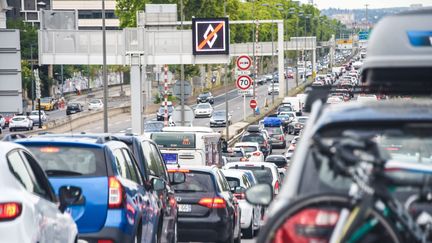 Une autoroute à Lyon (Rhône), le 29 juillet 2022. (MAXPPP)