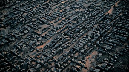 Vue aérienne du site archélogique. (Yann Arthus-Bertrand)