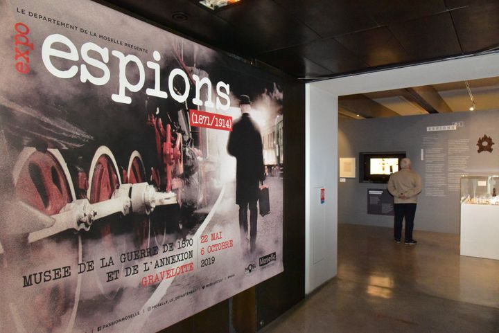 L'affiche de l'exposition "espions"&nbsp; (F.Doncourt)