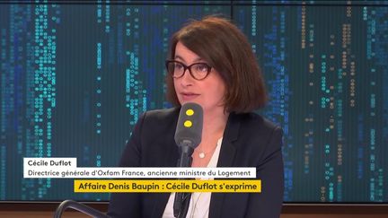 Cécile Duflot était l'invitée de 8h30 de franceinfo le samedi 9 mars 2019. (FRANCEINFO / RADIOFRANCE)
