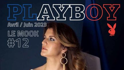 Marlène Schiappa en couverture du magazine "Playboy", en 2023. (PLAYBOY)