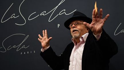 Jean-Michel Ribes, directeur du théâtre du Rond-Point, à Paris le 11 septembre 2018.&nbsp; (ANNE-CHRISTINE POUJOULAT / AFP)