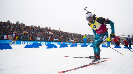 Martin Fourcade remet petit à petit les pendules à l'heure (ROBERT MICHAEL / AFP)