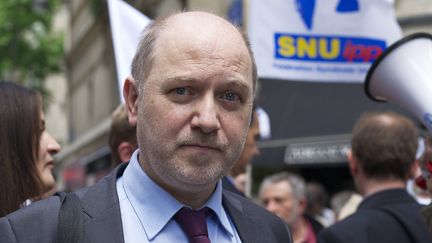 Le député écologiste Denis Baupin le 27 mai 2015 dans une manifestation à Paris. (CITIZENSIDE / PATRICE PIERROT / AFP)