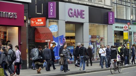 Un magasin du groupe Game &agrave; Londres (Royaume-Uni), le 28 septembre 2010. (MAXPPP)