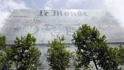 La façade du "Monde", boulevard Auguste Blanqui à Paris. (AFP)