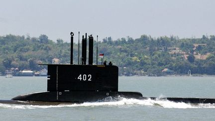 Une photo du sous-marin "KRI Nanggala 402" fournie par la marine indonésienne, le 21 avril 2021. (MAXPPP)