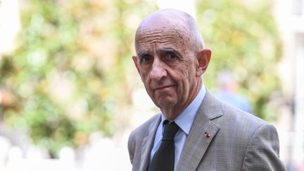 Le président de la Fédération des acteurs de la solidarité Louis Gallois, à l'hôtel de Matignon, le 3 septembre 2019. (ERIC FEFERBERG / AFP)