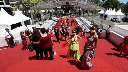 Les marches du Palais des festivals à Cannes (18 juillet 2021) (DYLAN MEIFFRET / PHOTOPQR / NICE MATIN / MAXPPP)