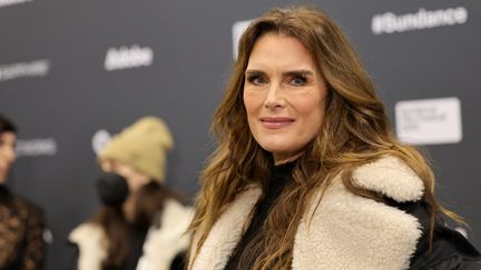 L'actrice Brooke Shields, le 20 janvier 2023 au festival Sundance à Park City (Etats-Unis). (AMY SUSSMAN / GETTY IMAGES NORTH AMERICA / AFP)