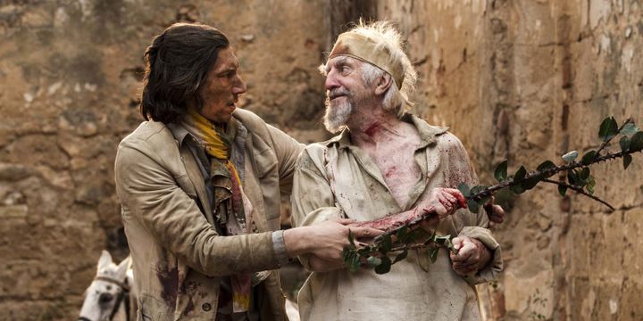 "L'Homme qui tua Don Quichotte" de Terry Gilliam (ici les acteurs Adam Driver et Jonathan Pryce).
 (Diego Lopez Calvin)