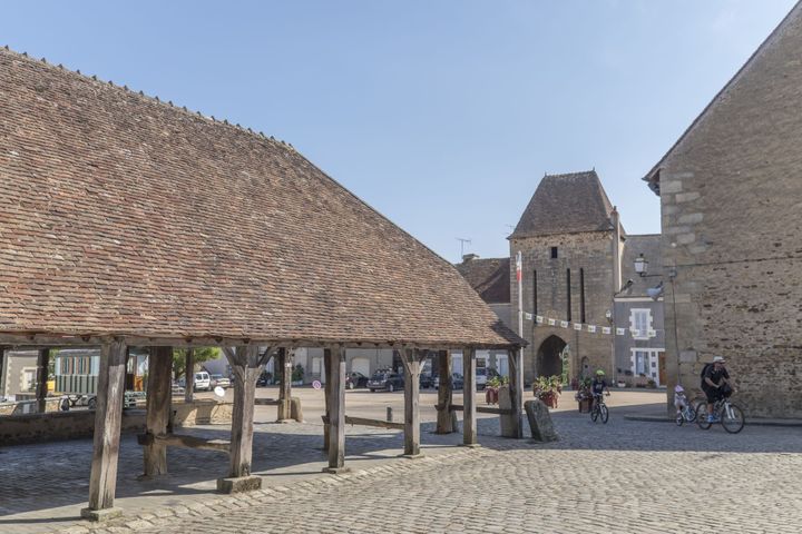 Sainte-Sévère (Indre), le village où Jacques Tati a filmé "Jour de fête" en 1947
 (Guy Christian / Hemis.fr / Hemis / AFP )