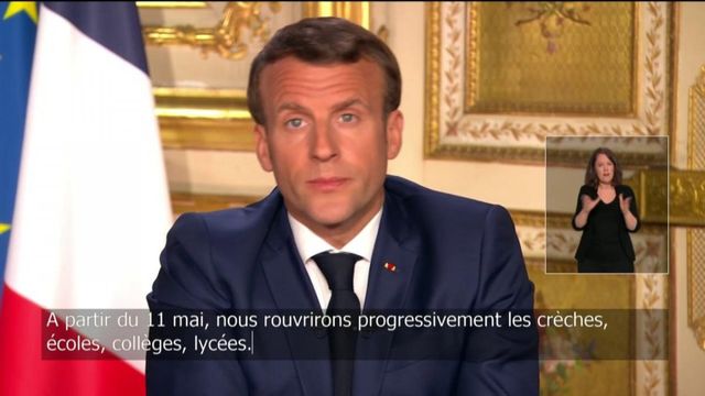 Emmanuel annonce la réouverture progressive des crèches, écoles, collèges et lyceés