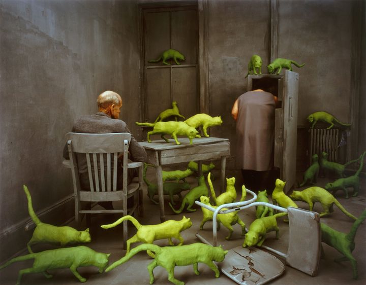 Sandy Skoglund, "Radioactive Cats" (Chats radioactifs), 1980, Centre Pompidou
 (Centre Pompidou / Dist. RMN-GP © 1980 Sandy Skoglund)