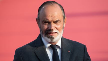 Edouard Philippe arrive au festival de Deauville (Calvados), le 3 septembre 2021. (LOIC VENANCE / AFP)