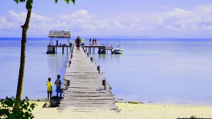 A Madagascar, des touristes à Sainte-Marie où un double meurtre a été commis&nbsp; (Sarah Tétaud / RFI)