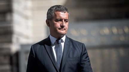 Le ministre de l'Intérieur, Gérald Darmanin, à Paris, le 24 août 2022.&nbsp; (ARTHUR NICHOLAS ORCHARD / HANS LUCAS / AFP)