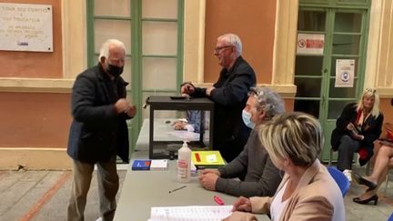 L'abstention a été forte dimanche 10 avril à Ajaccio, en Corse.&nbsp; (CAPTURE D'ÉCRAN FRANCE 3)