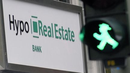 Hypo Real Estate (banque allemande nationalisée pour cause de difficultés) (© AFP/MICHAEL GOTTSCHALK)