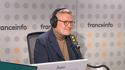 Laurent Ruquier, animateur du nouveau jeu de TF1, "Le Maître du jeu". (FRANCEINFO / RADIO FRANCE)