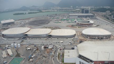 Vue aérienne du site olympique de Deodoro de Rio de Janeiro (VANDERLEI ALMEIDA / AFP)