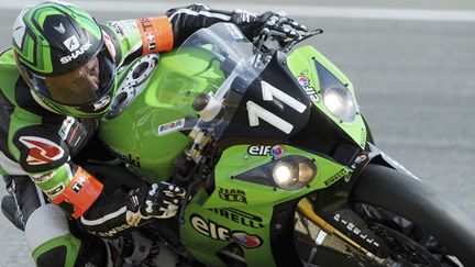 La Kawasaki N.11 sur le circuit des 24 Heures du Mans (JEAN-FRANCOIS MONIER / AFP)