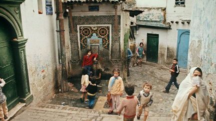 photo prise en avril 1975 dans la casbah d'Alger. quartier où est né en 1925 Roger Hanin (photo AFP)