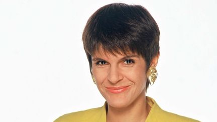 Marianne Maco pose lors d'une séance photos sur TF1, le 2 octobre 1995. (BEDEAU / TF1 / SIPA)