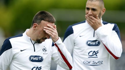 &nbsp; (Franck Ribéry n'a toujours pas joué avec les Bleus © Reuters/Charles Platiau)