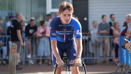 Le Breton Valentin Madouas le 30 août 2024. (LAURENT LAIRYS / AFP)