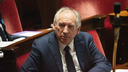 Le Premier ministre, François Bayrou, à l'Assemblée nationale, à Paris, le 17 décembre 2024. (MAGALI COHEN / HANS LUCAS / AFP)