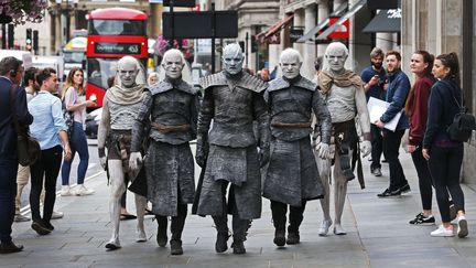 Des&nbsp;"White Walkers" de la série "Game of Thrones", à&nbsp;Londres le 11 juillet 2017.
 (PINPEP / CATERS NEWS / SIPA)