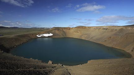 Le volcan Krafla en Islande. (M. WOIKE / BLICKWINKEL via MAXPPP)