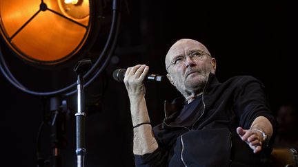 Phil Collins au Groupama Stadium de Lyon le 4 juin 2019 (ST?PHANE GUIOCHON / MAXPPP)