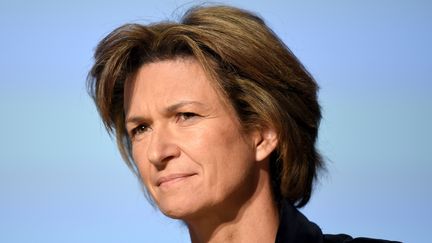 Isabelle Kocher en octobre 2018 (ERIC PIERMONT / AFP)