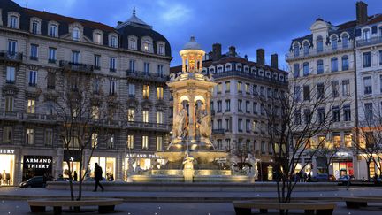 La place des Jacobins à Lyon, le 15 décembre 2017. (MOIRENC CAMILLE / HEMIS.FR / AFP)