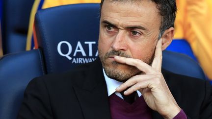 Luis Enrique, coach du FC Barcelone (PAU BARRENA / AFP)