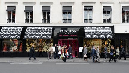 Un boutique Fauchon à Paris, le 27 octobre 2011.&nbsp; (MIGUEL MEDINA / AFP)