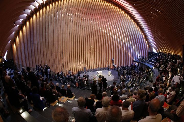 L'inauguration de Notre-Dame de Créteil, le 20 septembre 2015
 (François Guillot/AFP)